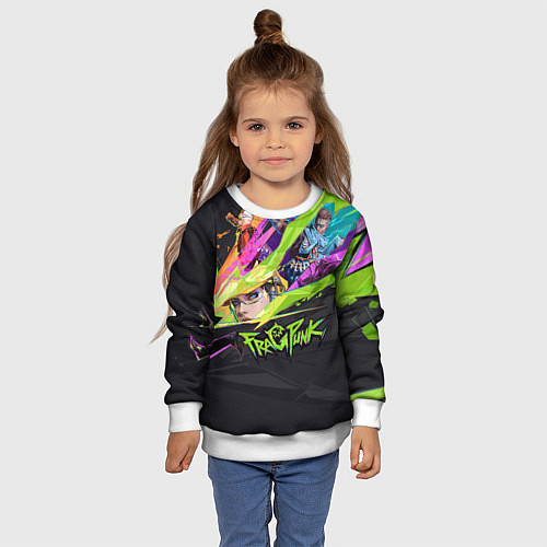 Детский свитшот Fragpunk / 3D-Белый – фото 4