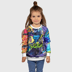Свитшот детский This is fragpunk, цвет: 3D-белый — фото 2