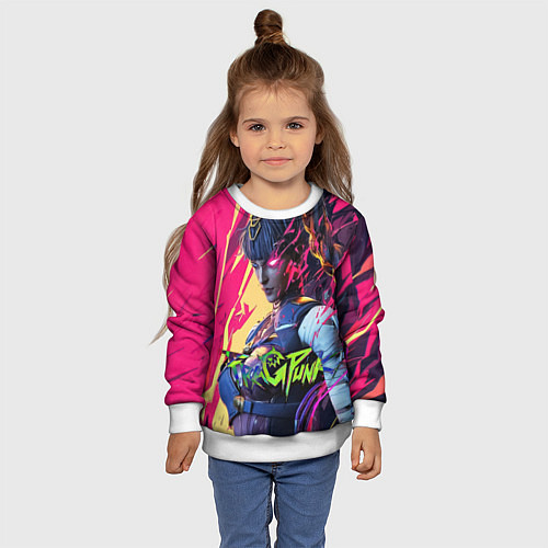 Детский свитшот Fragpunk serket / 3D-Белый – фото 4