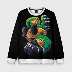 Детский свитшот Battletoads trio