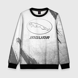 Детский свитшот Jaguar - white gradient