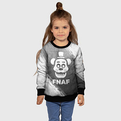 Свитшот детский FNAF - grey gradient, цвет: 3D-черный — фото 2