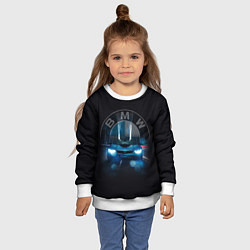 Свитшот детский BMW на мосту, цвет: 3D-белый — фото 2