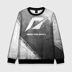 Свитшот детский Need for Speed - grey gradient, цвет: 3D-черный