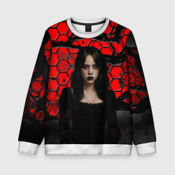 Детский свитшот Билли Айлиш готический образ