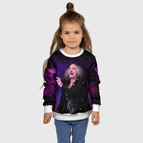 Детский свитшот Бобби Либлинг - Рокер с выпученными глазами / 3D-Белый – фото 4