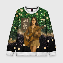 Детский свитшот Lana Del Rey играет на гитаре