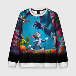 Детский свитшот Кошмарный сон Тома - нейроарт фантазия