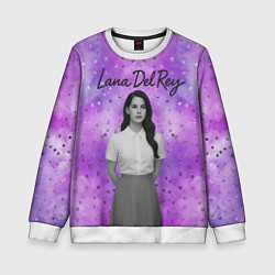 Детский свитшот Lana Del Rey в черно-белом