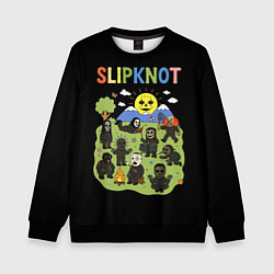 Детский свитшот Slipknot, мультяшный стиль