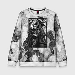 Детский свитшот XXXTentacion облокотился об зеркало