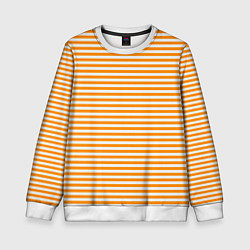 Свитшот детский Тельняшка спасателя МЧС, цвет: 3D-белый