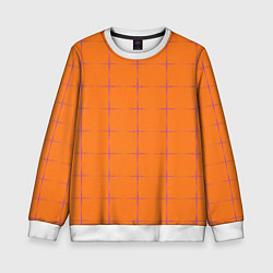 Детский свитшот Color orange stripe