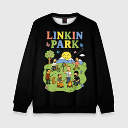Детский свитшот Linkin Park, мультяшный стиль