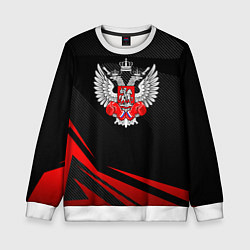 Детский свитшот Федерация бокса - красный спорт