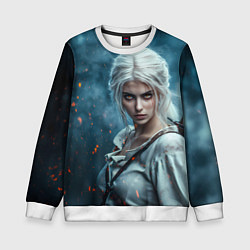 Детский свитшот Цири с огненными глазами