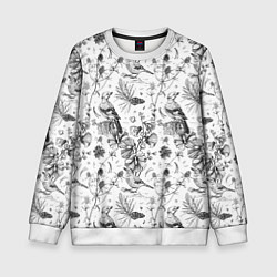 Свитшот детский Бузулукский бор, цвет: 3D-белый