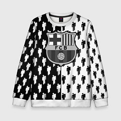 Детский свитшот Barcelona спортивный паттерн