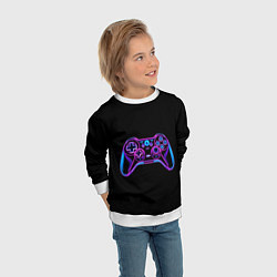 Свитшот детский Gamepad, цвет: 3D-белый — фото 2
