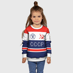 Свитшот детский Советский союз - СССР, цвет: 3D-белый — фото 2