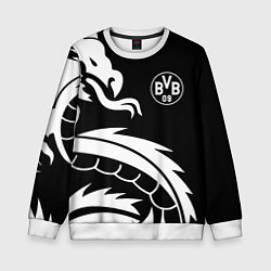 Детский свитшот Borussia дракон белый