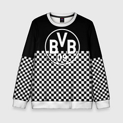 Детский свитшот Borussia шахматная клетка