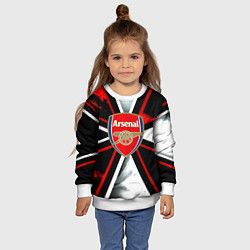 Свитшот детский Arsenal umbrella corp, цвет: 3D-белый — фото 2