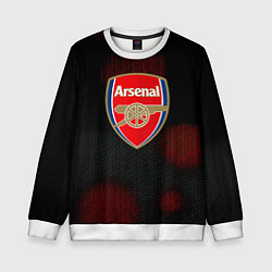 Детский свитшот Арсенал абстракция штрихи