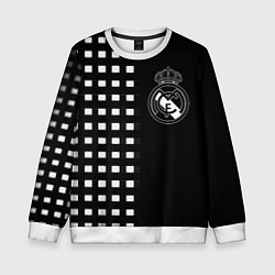 Детский свитшот Real Madrid клетка