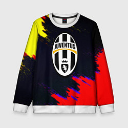 Детский свитшот Juventus краски текстура штрихи