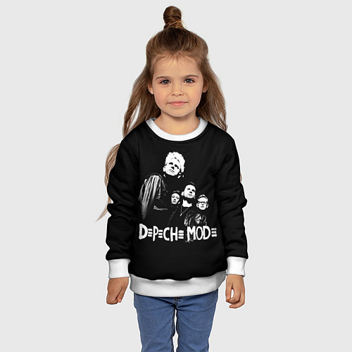 Детский свитшот Depeche Mode Violator / 3D-Белый – фото 4