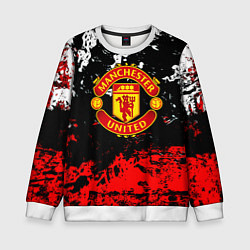 Детский свитшот Манчестер Юнайтед краски