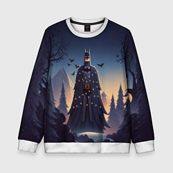 Детский свитшот Новогодний Бэтмен