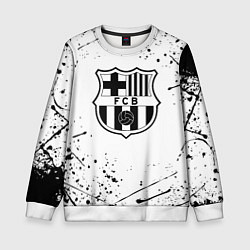 Детский свитшот Barcelona брызги красок