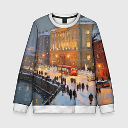 Детский свитшот Предновогодний Санкт-Петербург