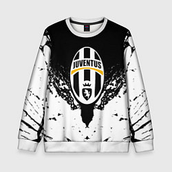Детский свитшот Ювентус краски всплеск текстура