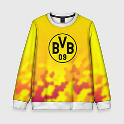 Детский свитшот Borussia камуфляж желтый текстура