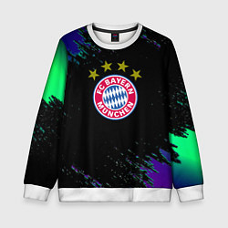 Детский свитшот Бавария Мюнхен краски текстура