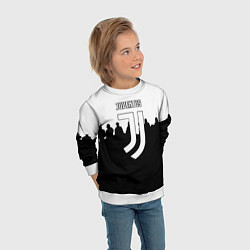 Свитшот детский Ювентус команды, цвет: 3D-белый — фото 2