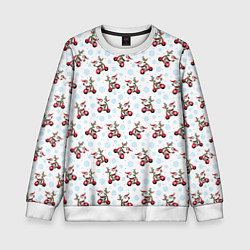 Детский свитшот Рождественские гонщики