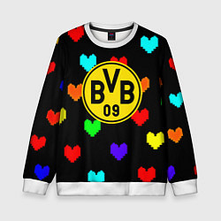 Детский свитшот Borussia сердца паттерн