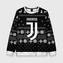 Детский свитшот Ювентус новый год текстура