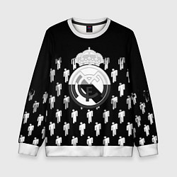 Детский свитшот Реал Мадрид люди краски