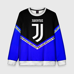 Свитшот детский Ювентус япония геометрия, цвет: 3D-белый
