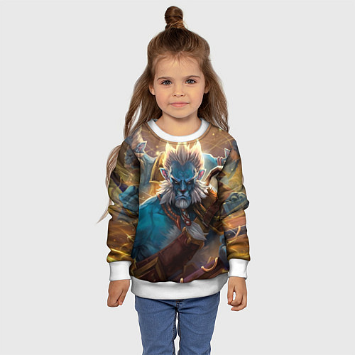 Детский свитшот Phantom Lancer / 3D-Белый – фото 4