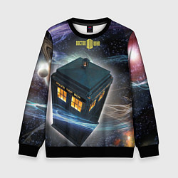 Свитшот детский Police Box, цвет: 3D-черный