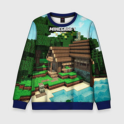 Детский свитшот Minecraft House