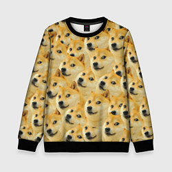 Свитшот детский Doge, цвет: 3D-черный