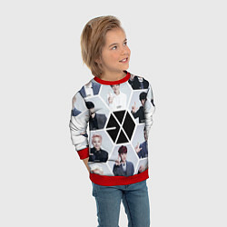 Свитшот детский EXO Boys, цвет: 3D-красный — фото 2