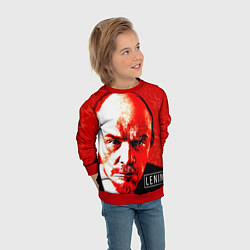 Свитшот детский Red Lenin, цвет: 3D-красный — фото 2